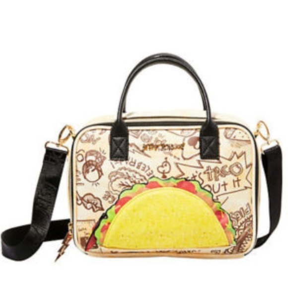 Betsey Johnson Handbags - Betsey Johnson KITSCH LETS TACO ABOUT IT LUNCH BAG